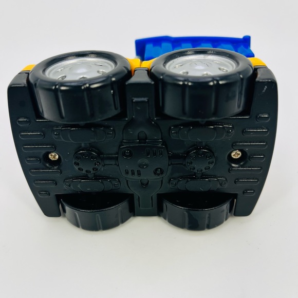 MEGA Bloks Tiny N Tuff Dump Truck Construction Vehicle Building Toy Yellow Blue - Picture 7 of 7